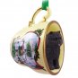 HTCD21A Chow, Black Snowman Holiday Tea Cup Ornament
