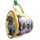 HTCD67 German Short Hair Snowman Holiday Tea Cup Ornament