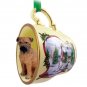 HTCD78 Rhodesian Ridgeback  Snowman Holiday Tea Cup Ornament