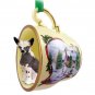 HTCD81 Chinese Crested Dog Snowman Holiday Tea Cup Ornament