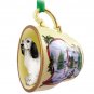 HTCD84A English Setter, Blue Belton Snowman Holiday Tea Cup Ornament