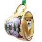 HTCD94 Border Terrier Snowman Holiday Tea Cup Ornament
