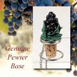 MTB01 Purple Grapes Bottle Stopper