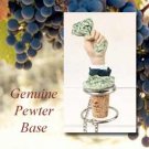 MTB04 Hand with money Bottle Stopper