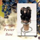 MTB08 Three Monkeys Bottle Stopper