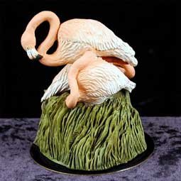 NF20 Flamingos Figurine
