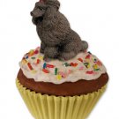 PC01E Poodle, Chocolate Pupcake Trinket Box
