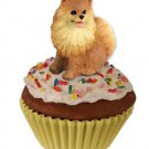 PC03A Pomeranian, Red Pupcake Trinket Box