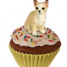 PC06B Chihuahua, Tan & White Pupcake Trinket Box