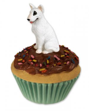 PC07A Bull Terrier Pupcake Trinket Box