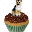 PC08A German Shepherd, Tan & Black Pupcake Trinket Box