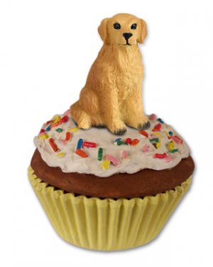 PC09 Golden Retriever  Pupcake Trinket Box