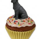 PC100A Great Dane, Black, Uncropped Pupcake Trinket Box
