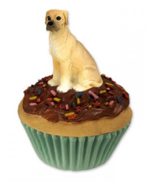 PC100B Great Dane, Fawn, Uncropped Pupcake Trinket Box