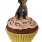 PC101B Doberman, Red, Uncropped Pupcake Trinket Box