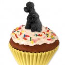 PC104D Poodle, Black, Sport cut Pupcake Trinket Box