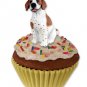 PC106A Pointer, Brown & White Pupcake Trinket Box