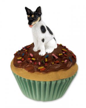 PC109 Rat Terrier  Pupcake Trinket Box