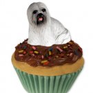 PC10A Lhasa Apso, Gray Pupcake Trinket Box