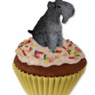 PC114 Kerry Blue Terrier Pupcake Trinket Box