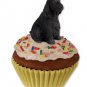 PC121B English Cocker Spaniel, Black Pupcake Trinket Box