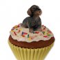 PC124 Wire Haired Dachshund Pupcake Trinket Box