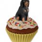 PC127 Black & Tan Coonhound Pupcake Trinket Box