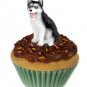 PC17A Husky, Black & White, Blue Eyes Pupcake Trinket Box