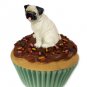 PC18A Pug, Fawn Pupcake Trinket Box