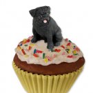 PC18B Pug, Black Pupcake Trinket Box