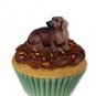 PC19A Dachshund, Red Pupcake Trinket Box