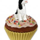 PC22B Springer Spaniel, Black & White Pupcake Trinket Box