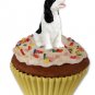 PC22B Springer Spaniel, Black & White Pupcake Trinket Box