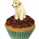 PC24B Labrador Retriever, Yellow Pupcake Trinket Box