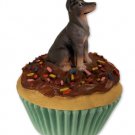 PC25B Doberman, Red Pupcake Trinket Box