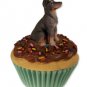 PC25B Doberman, Red Pupcake Trinket Box