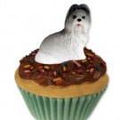 PC26A Shih Tzu, Gray Pupcake Trinket Box