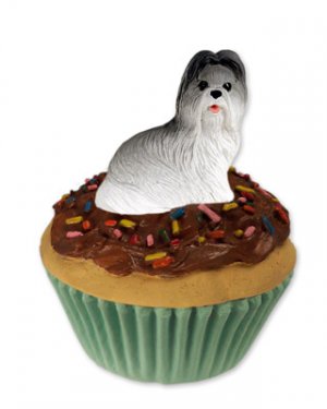 PC26A Shih Tzu, Gray Pupcake Trinket Box