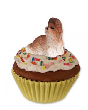 PC26B Shih Tzu, Tan Pupcake Trinket Box