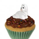 PC26E Shih Tzu, White Pupcake Trinket Box