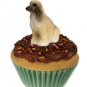 PC28B Afghan, Tan & White Pupcake Trinket Box