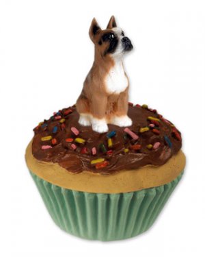 PC33A Boxer Pupcake Trinket Box