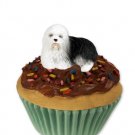 PC35 Old English Sheepdog Pupcake Trinket Box
