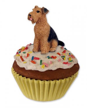 PC38 Airedale Pupcake Trinket Box