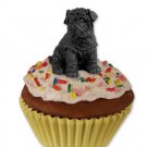 PC40B Shar Pei, Black Pupcake Trinket Box