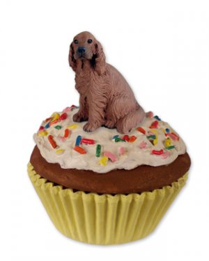 PC41 Irish Setter Pupcake Trinket Box