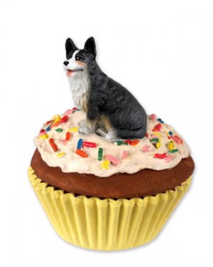 PC51B Welsh Corgi, Cardigan Pupcake Trinket Box