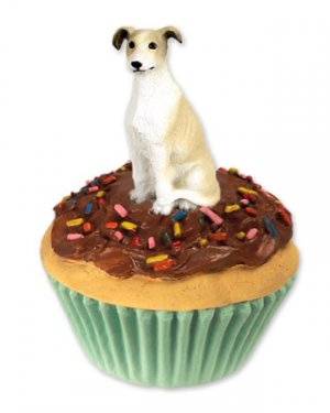 PC54D Greyhound, Tan & White Pupcake Trinket Box