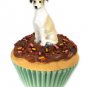 PC54D Greyhound, Tan & White Pupcake Trinket Box