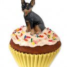 PC57A Min Pin, Tan & Black Pupcake Trinket Box